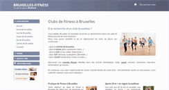 Desktop Screenshot of bruxelles-fitness.be