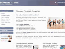 Tablet Screenshot of bruxelles-fitness.be